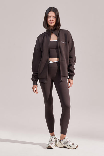 Ultimate Everyday Wrap Waist Leggings - Black Coffee