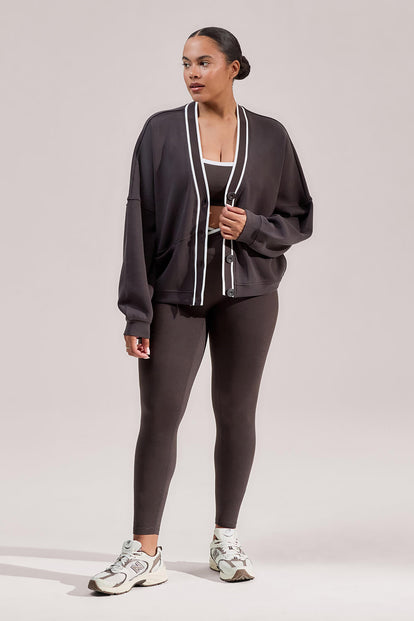 Ultimate Everyday Wrap Waist Leggings - Black Coffee